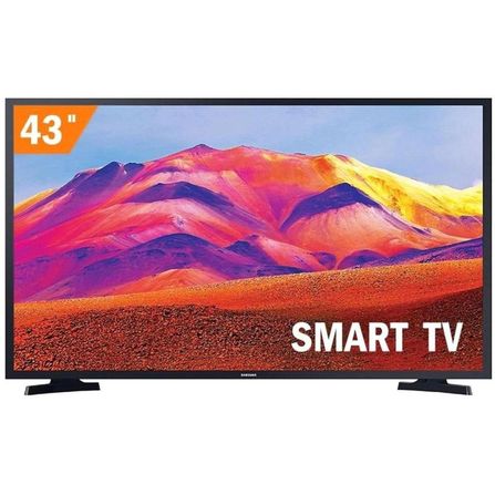 Smart LED 43" Full HD Samsung LH43BET com HDR Sistema Operacional Tizen Wi-Fi 2 HDMI 1 USB Preta