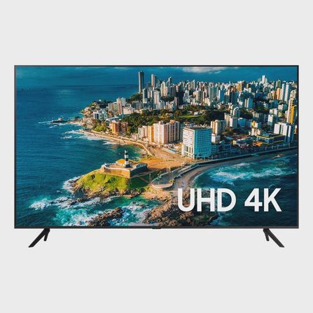 Samsung Smart 43" UHD 4K 43CU7700 2023, Processador Crystal 4K, Gaming Hub, Visual Livre de Cabos
