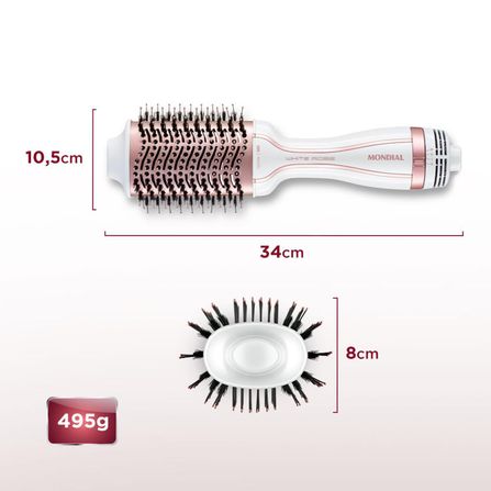 Escova Secadora White Rose Line Mondial - ES-50