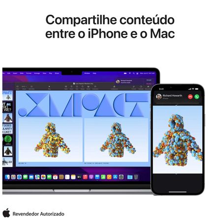 Notebook Apple MacBook Air 13" M2 (CPU de 8&nbsp;núcleos e GPU de 10&nbsp;núcleos, 8GB RAM , 512&nbsp;GB SSD) - Cinza Espacial