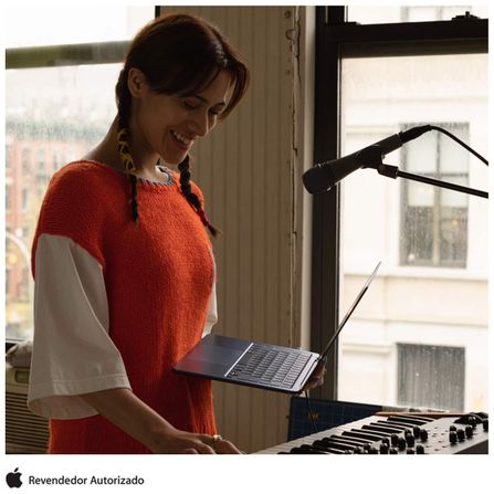 Notebook Apple MacBook Air 13" M2 (CPU de 8 núcleos e GPU de 8 núcleos, 8GB RAM , 256 GB SSD) - Meia-noite