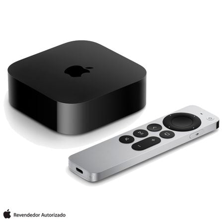Apple TV 4K Wi-Fi 64GB – Preto - Apple - MN873BZ/A