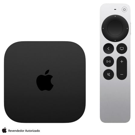 Apple TV 4K Wi-Fi 64GB – Preto - Apple - MN873BZ/A