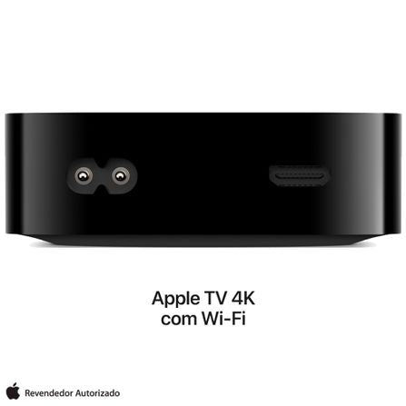 Apple TV 4K Wi-Fi 64GB – Preto - Apple - MN873BZ/A