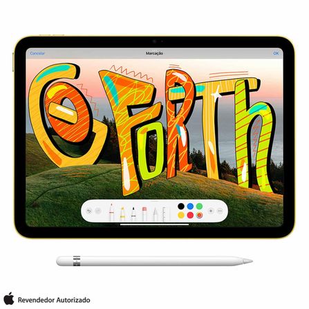 iPad (10ª geração) Apple A14 Bionic (10,9", Wi-Fi, 64GB) - Azul