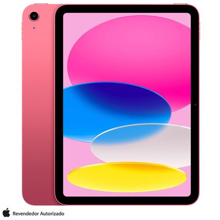 iPad (10ª geração) Apple A14 Bionic (10,9", Wi-Fi, 64GB) - Rosa