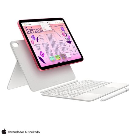 iPad (10ª geração) Apple A14 Bionic (10,9", Wi-Fi, 64GB) - Rosa
