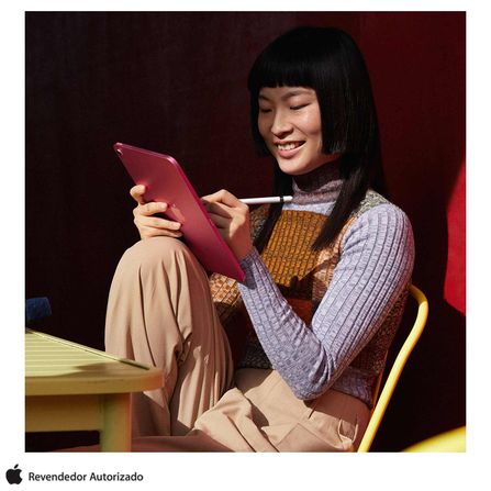 iPad (10ª geração) Apple A14 Bionic (10,9", Wi-Fi, 64GB) - Rosa