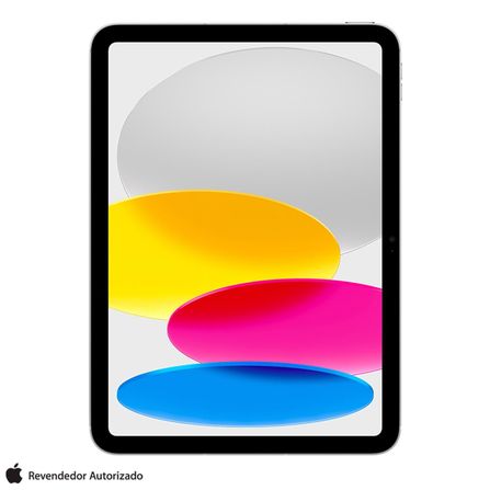 iPad (10ª geração) Apple A14 Bionic (10,9", Wi-Fi + Cellular, 64GB) - Prateado