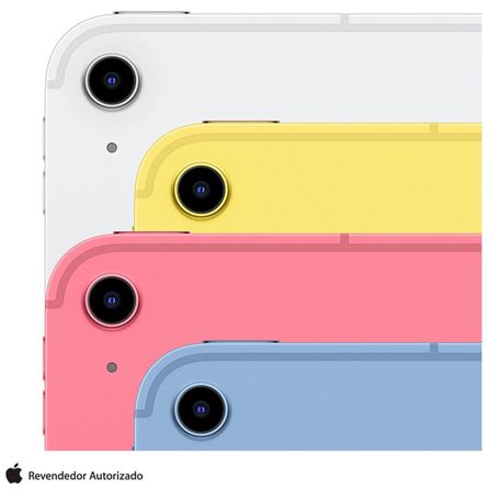 iPad (10ª geração) Apple A14 Bionic (10,9", Wi-Fi + Cellular, 64GB) - Prateado