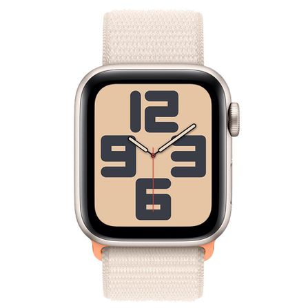 Apple Watch SE (GPS 40 mm) Caixa Estelar de Alumínio Pulseira Loop Esportiva Estelar