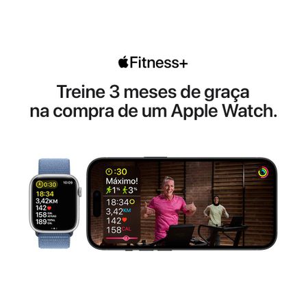 Apple Watch SE (GPS 40 mm) Caixa Meia-Noite de Alumínio Pulseira Esportiva Meia-noite – PM