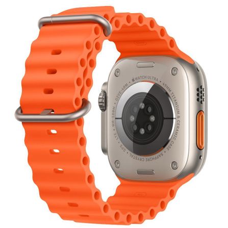 Apple Watch Ultra 2 (GPS + Cellular) 49 mm Caixa de Titânio com Pulseira Oceano Laranja