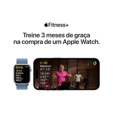Apple Watch Ultra 2 (GPS + Cellular) 49 mm Caixa de Titânio com Pulseira Loop Alpina Azul G