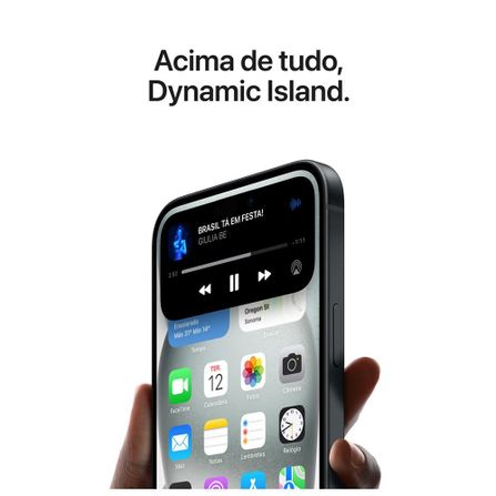 iPhone 15 Apple (512GB) Verde, Tela de 6,1", 5G e Câmera de 48 MP