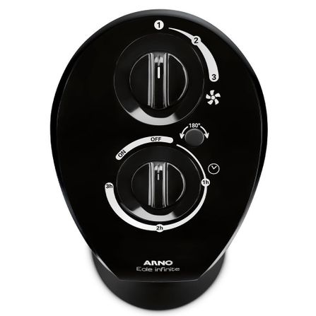 Ventilador de Torre Arno com 03 Velocidades Preto - NEOLE