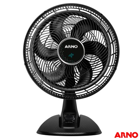 Ventilador de Mesa Arno Ultra Silence Force com 03 Velocidades Preto - VD40