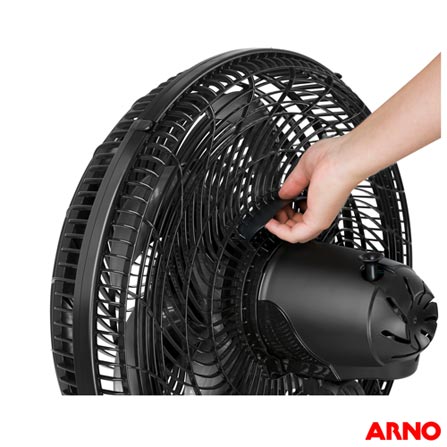 Ventilador de Mesa Arno Ultra Silence Force com 03 Velocidades Preto - VD40