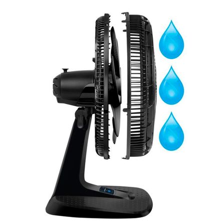 Ventilador de Mesa Arno Ultra Silence Force Bluetooth® com 03 Velocidades Preto - VDBT