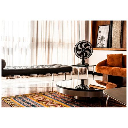 Ventilador de Mesa Arno Ultra Silence Force Bluetooth® com 03 Velocidades Preto - VDBT