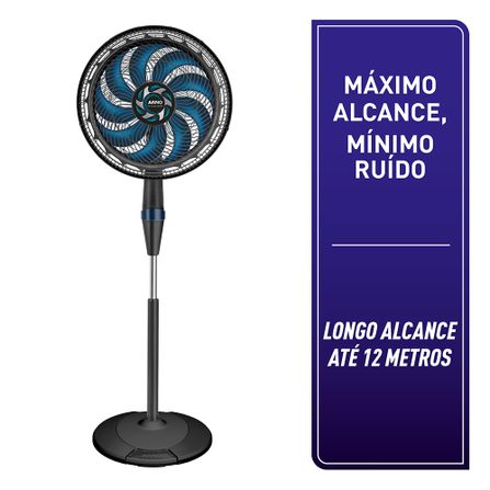 Ventilador de Coluna Arno com 03 Velocidades Preto - VE9C