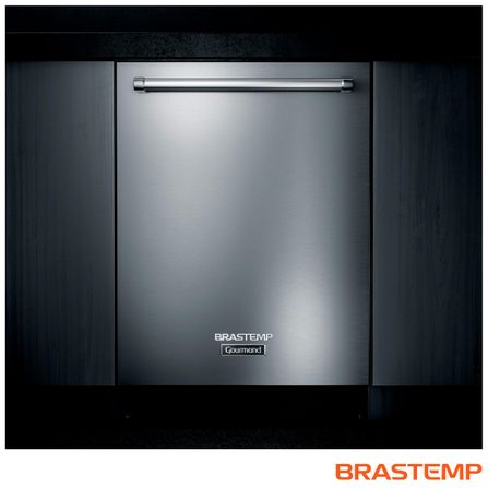Lava-Louças de Embutir Brastemp Gourmand 14 Serviços Inox com Smart Sensor - BLB14GR