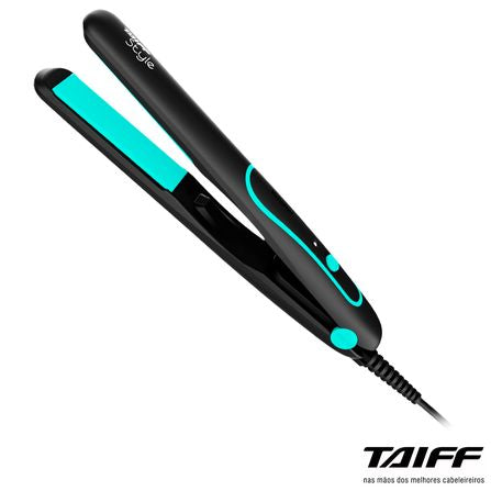 Chapinha Taiff Style com Aquecimento PTC, Tecnologia Cerâmica e 210°C de Temperatura Preta - CHSTYLEPTO