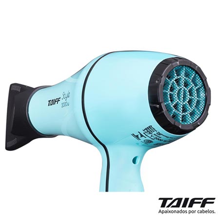 Secador de Cabelo Taiff Style com 02 Velocidades e 2000W Azul Tiffany - 331/332
