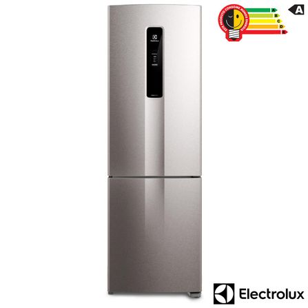 Refrigerador Bottom Freezer Electrolux de 02 Portas Frost Free com 400 Litros AutoSense Inox - DB44S