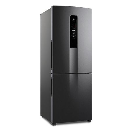 Refrigerador de 02 Portas Electrolux Frost Free com 490 Litros Efficient com AutoSense Inverse Black Inox Look - EXIB7B