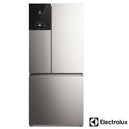 Refrigerador Multidoor Efficient Electrolux de 03 Portas Frost Free com 590 Litros AutoSense e Inverter Inox Look - IM8S