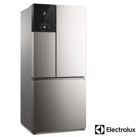 Refrigerador Multidoor Efficient Electrolux de 03 Portas Frost Free com 590 Litros AutoSense e Inverter Inox Look - IM8S
