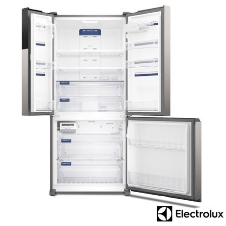 Refrigerador Multidoor Efficient Electrolux de 03 Portas Frost Free com 590 Litros AutoSense e Inverter Inox Look - IM8S