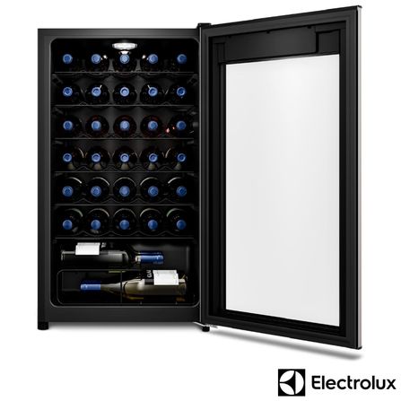Adega de Vinhos Electrolux para 34 Garrafas com até 18°C - WSF34