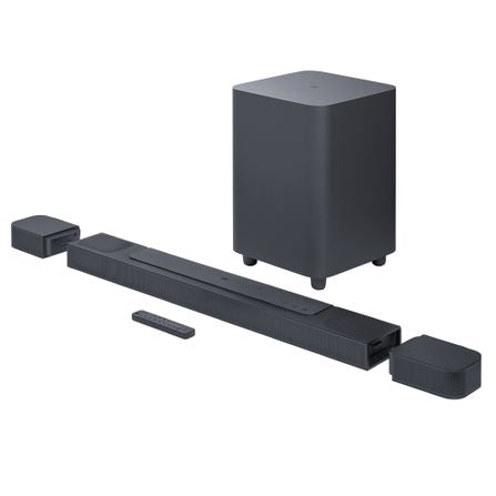 SOUNDBAR JBL BAR800 5.1.2 CANAIS C/ PONTEIRAS DESTACAVEIS MULTIBEAM DOLBY ATMOS DTSX 360W E WIFI
