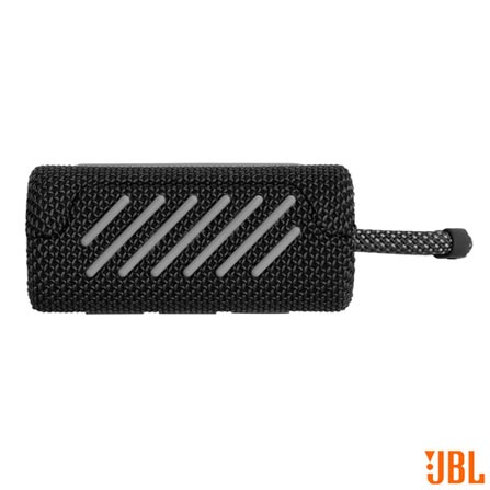 Caixa De Som Ultra Portátil JBL Go 3 Bluetooth Prova d'água 5h De Bateria 4,2W Potência Preto IP67