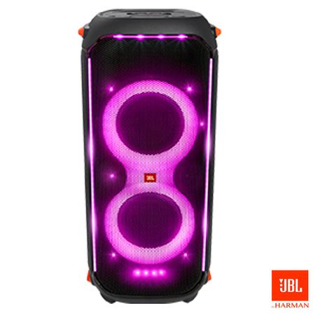 Caixa De Som Bluetooth JBL Partybox 710 Efeito Luzes LED Alça e Rodas Transporte IPX4 800W