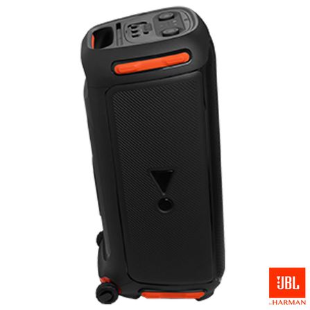 Caixa De Som Bluetooth JBL Partybox 710 Efeito Luzes LED Alça e Rodas Transporte IPX4 800W