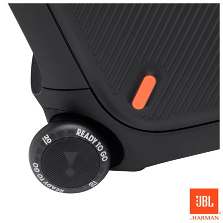 Caixa De Som Bluetooth JBL Partybox 310 18h Bateria Efeito Luzes Alça e Rodas Transporte IPX4 240W