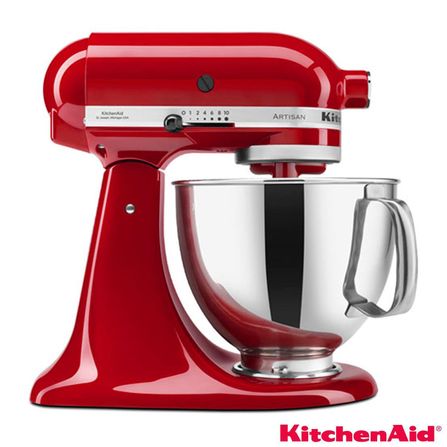 Batedeira Kitchenaid Artisan Empire Red 220V - KEA30CVPNA