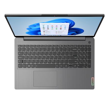 Notebook Lenovo ideapad 3i, Intel Core i3 1115G4, 8GB, 256GB SSD, Tela de 15,6", Cinza - 82MD0010BR