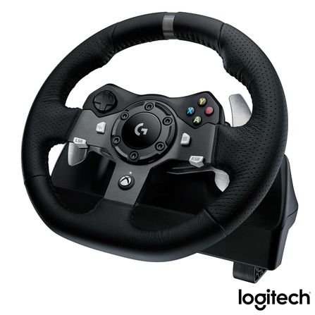 Volante Driving Force G920 para XBox One e PC Preto - Logitech