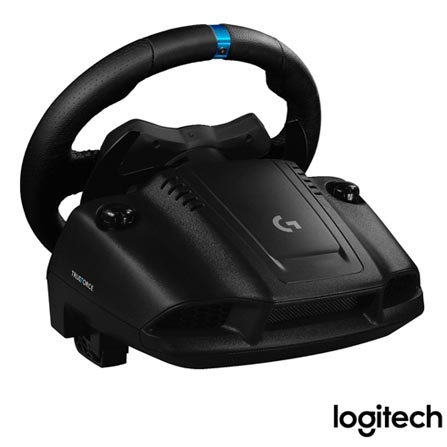 Volante Logitech G923 Racing Wheel Para PS5, PS4 E PC com Force Feedback Trueforce Preto - 941000148