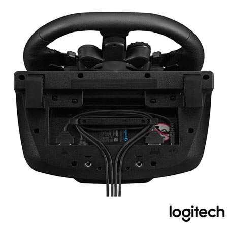 Volante Logitech G923 Racing Wheel Para PS5, PS4 E PC com Force Feedback Trueforce Preto - 941000148