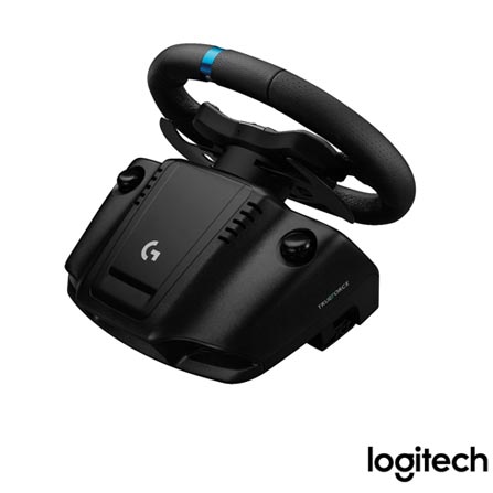 Volante Logitech G923 Racing Wheel Para PS5, PS4 E PC com Force Feedback Trueforce Preto - 941000148