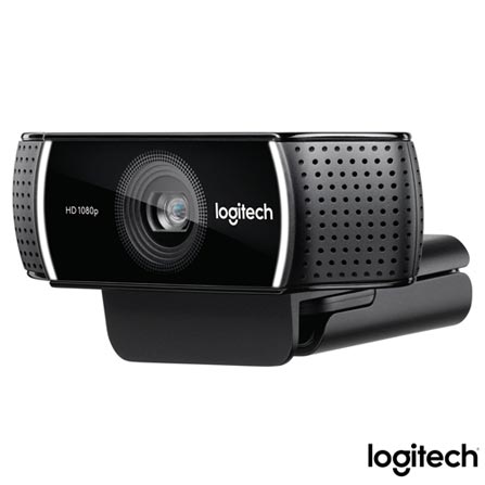 Câmera Webcam Full HD Pro Stream com Tripé Preto - Logitech - C922