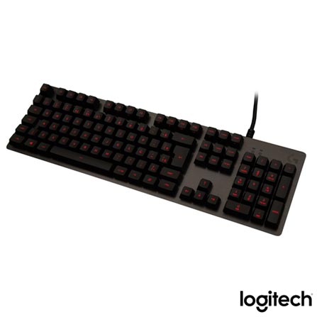 Teclado para Jogos para Windows com Multimídia e USB Preto - Logitech G - G413