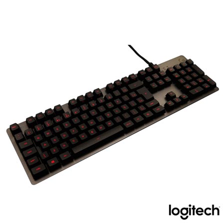 Teclado para Jogos para Windows com Multimídia e USB Preto - Logitech G - G413