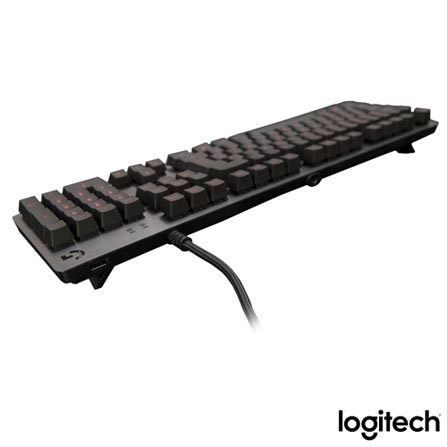 Teclado para Jogos para Windows com Multimídia e USB Preto - Logitech G - G413