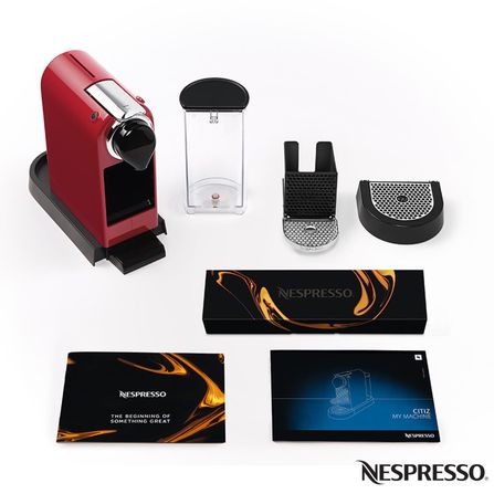 Cafeteira Nespresso CitiZ Vermelho Cereja para Café Espresso - C113-BR